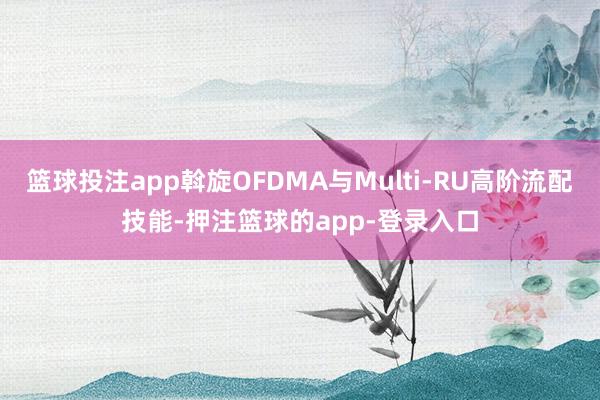 篮球投注app斡旋OFDMA与Multi-RU高阶流配技能-押注篮球的app-登录入口